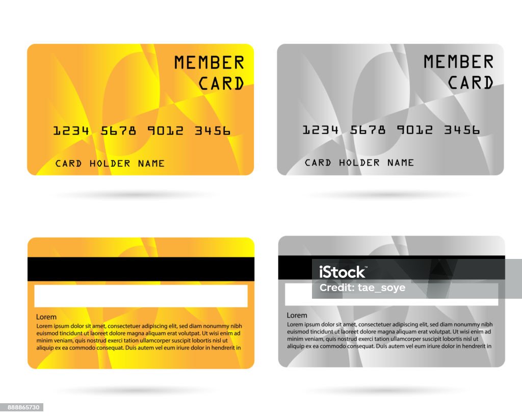 Membercard Banner Member Card Stock Illustration - Download Image Now - Art, Building ...
