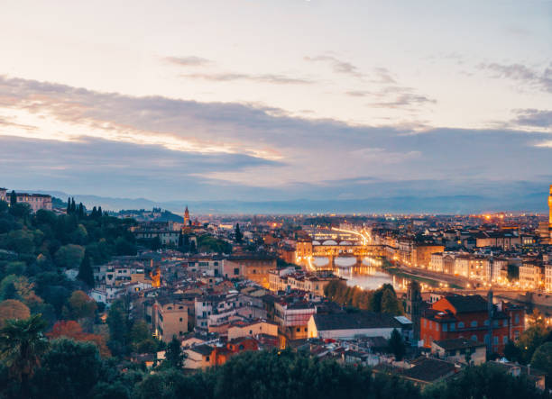 istock Scenic view of Florence from viewpoint 888866006
