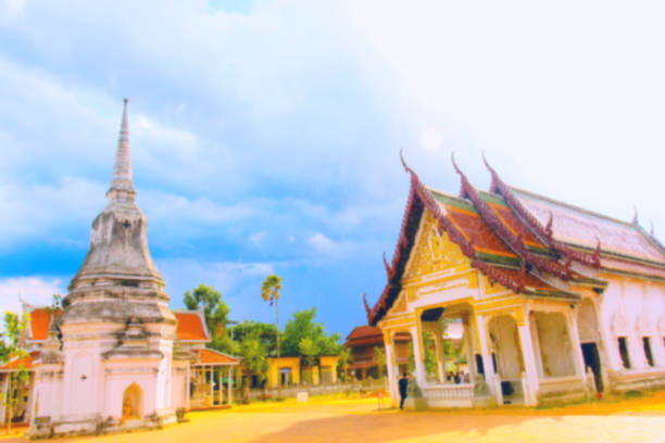 The Buddhist image of ancient Thai beautiful.