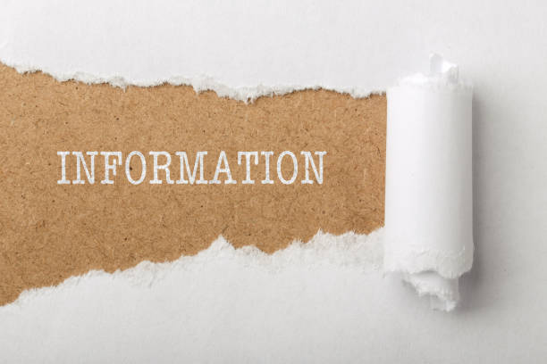 istock Paper Tear With Word Information 888892324