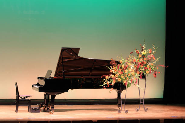 istock grand piano on the stage 888892898