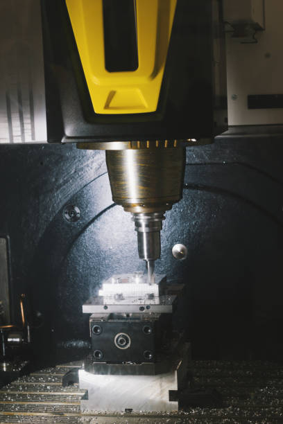 istock Process of metal working and machine manufacturing - automotive drilling 888892968