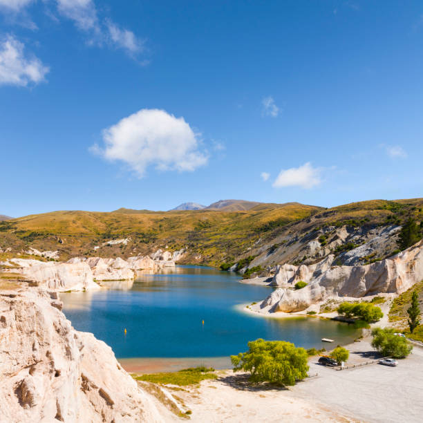 istock Blue Lake St Bathans Otago New Zealand 888893398