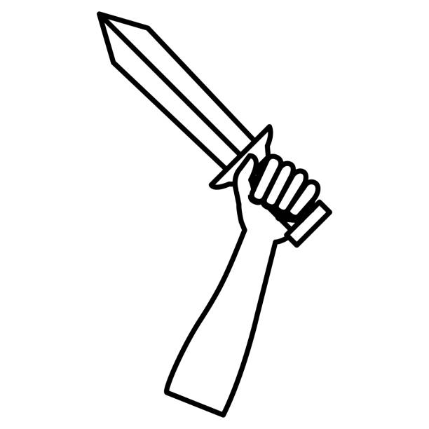 Hand Sword Vector 420+ Clip Art Of A Hand Holding Sword Stock Illustrations, Royalty-Free ...