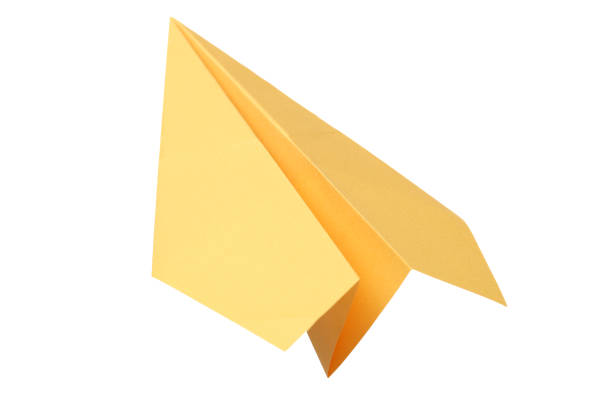 Paper Plane on white background Paper Plane on white background paper airplane photos stock pictures, royalty-free photos & images