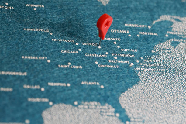 istock travel felt painted map in north america 888929804
