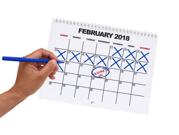 istock Valentine's Day 2018 February Calendar 888936206