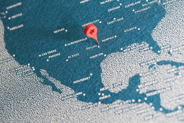 istock travel felt painted map in north america 888940950