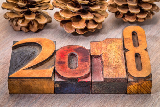 istock 2018 year in letterpress wood type 888967824