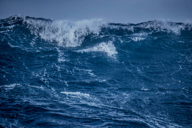 istock Out in a rough North Sea 888988000