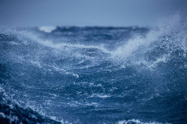 istock Out in a rough North Sea 888988100