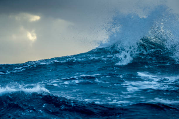 istock Out in a rough North Sea 888988516
