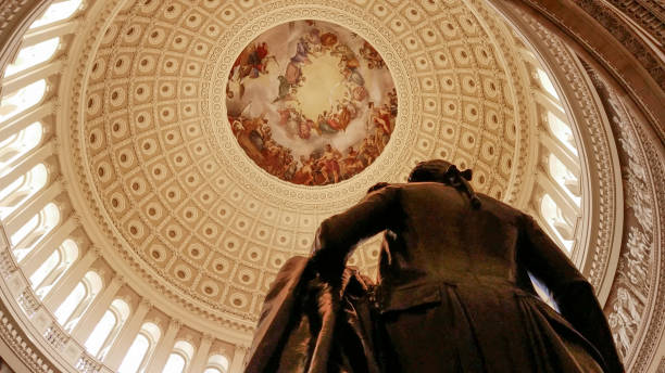 istock U.S. Capitol Building Rotunda George Washington in Washington, DC 888988616