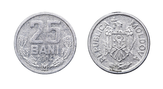 Coin 25 moldovan baths. The Republic of Moldova