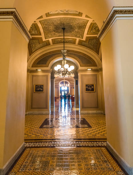 istock U.S. Capitol Building Senate Corridor in Washington, DC 888994436