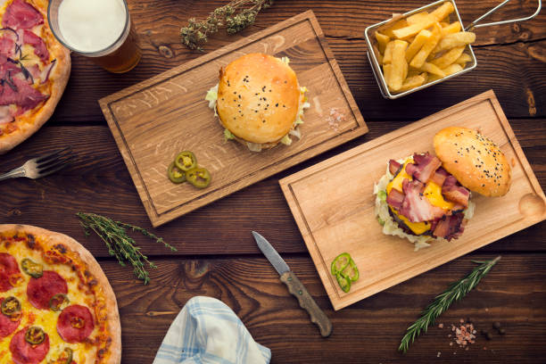 istock lots of food on table 888995068