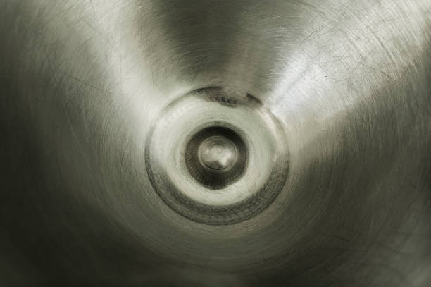 istock Stainless Steel Bowl Background 889003330