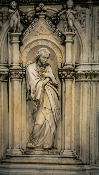 istock female religious statue Siena 889023762