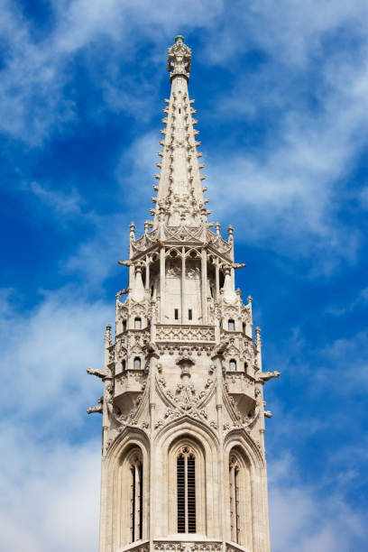 istock Matthias Church Bell Tower in Budapest 889026338