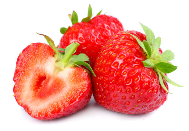 istock Strawberry isolated on white background. Clipping Path 889031526