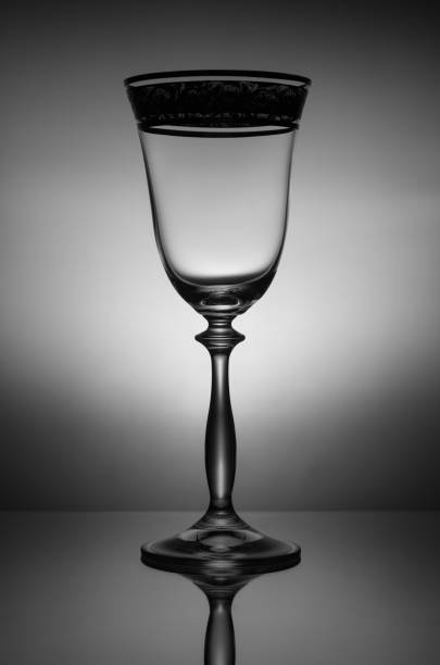 istock wine glass on a mirror background bw 889038148
