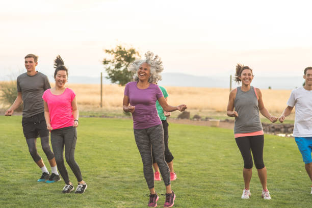 istock Cardio Fitness Class 889045816