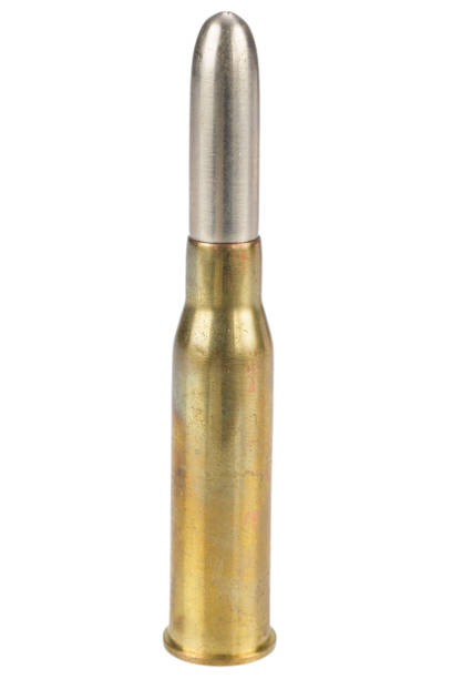 istock 7.62 cartridge isolated on white background 889056194