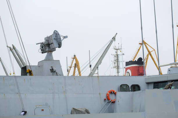 istock combat systems of military ship 889058766