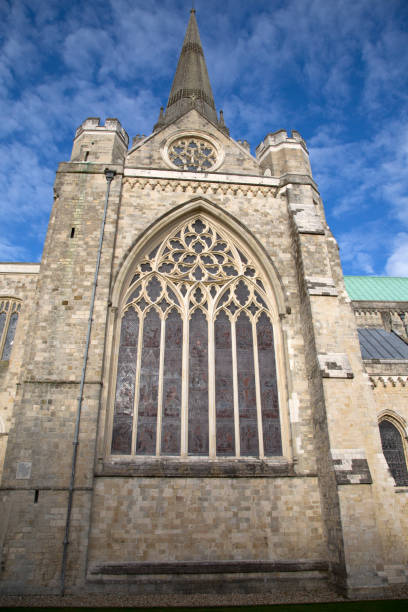 istock Window at Chichester Cathedral Church 889059838