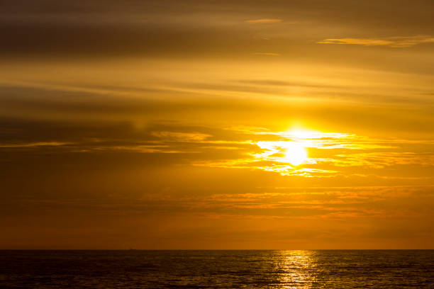 istock Beautiful sunset over the Baltic sea 889086122