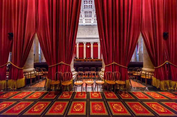 Supreme Court of the United States in Washington, DC stock photo