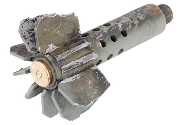 istock fragment of mortar bomb isolated 889108446