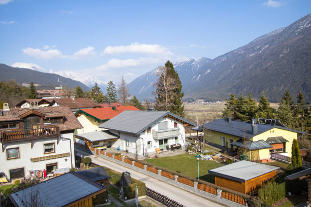 istock Little village in the Alps 889115146