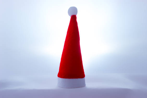istock Christmas cap from Santa Claus on white background 889129070