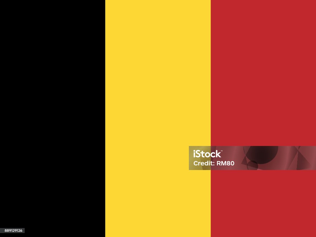 Belgium flag Belgium national flag Belgium stock vector