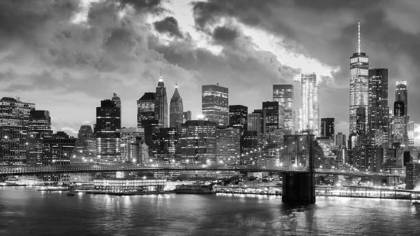 istock Manhattan at night, New York, USA. 889133300
