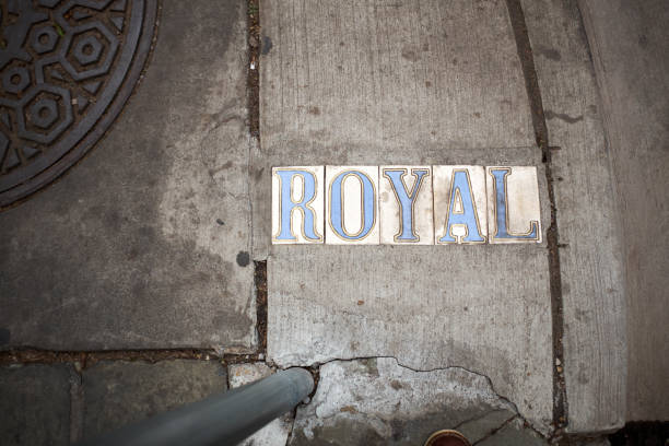 istock Royal sign imprinted in pavement 889133302