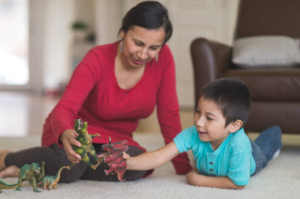 istock Mom and Son Playtime 889137218