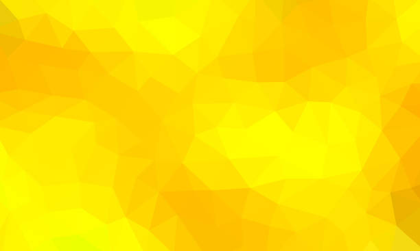 low-poly hintergrundfarbe gelb - yellow background stock-grafiken, -clipart, -cartoons und -symbole