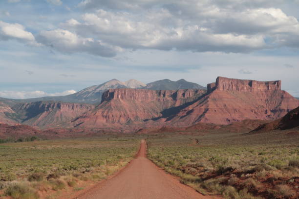 istock Western country road, USA. 889168908