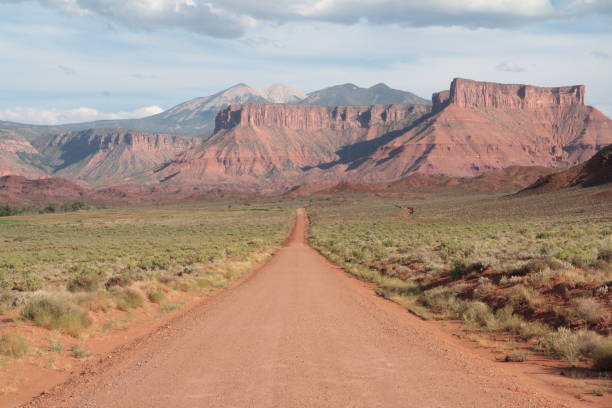 istock Western country road, USA. 889171030