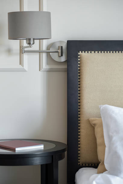 istock Closeup photo of bed 889187332