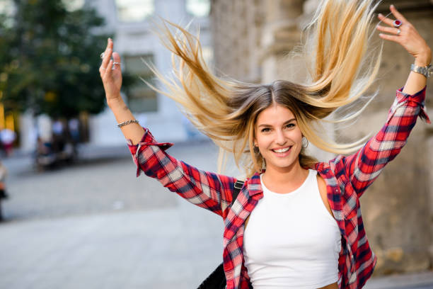 istock Loving my hair. 889204216