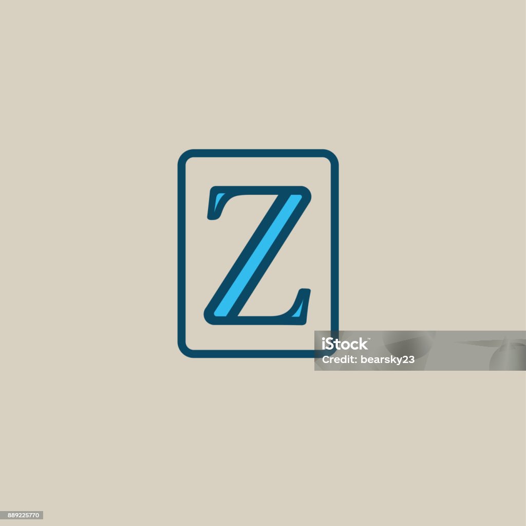 Zsymbol Brief Zed Alphabet Stock Vektor Art und mehr Bilder von