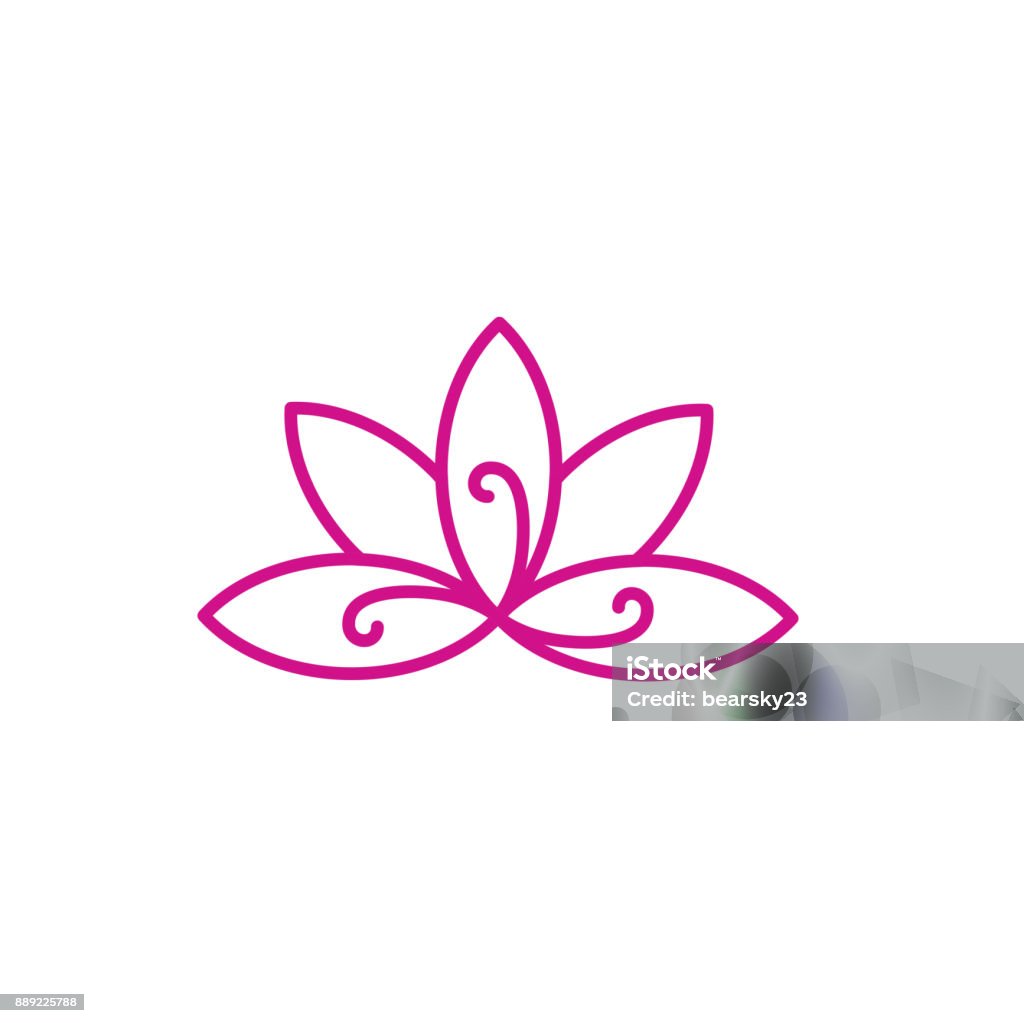 Zen Meditation Mandala w Design Symbol Concept Zen Meditation Mandala Design Symbol Concept with Swirly Yoga Embellishments Lotus Water Lily stock vector