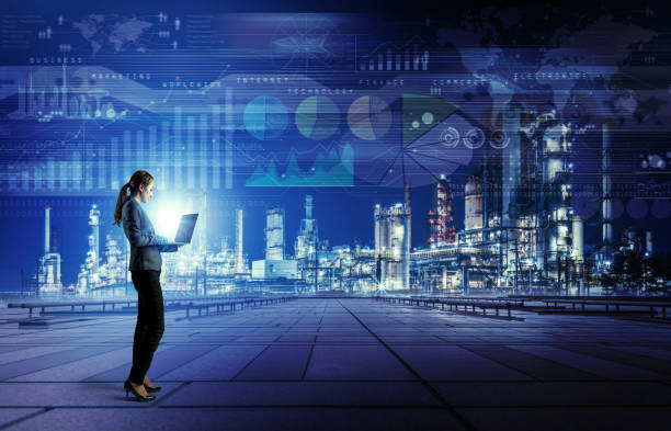 istock Smart factory concept. Internet of Things. Information Communication Technology. 889236834