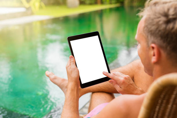 istock Tablet mockup for your own design. 889258462