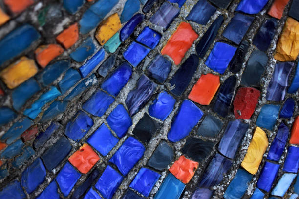 istock Colorful pattern of geometric mosaic. 889283766