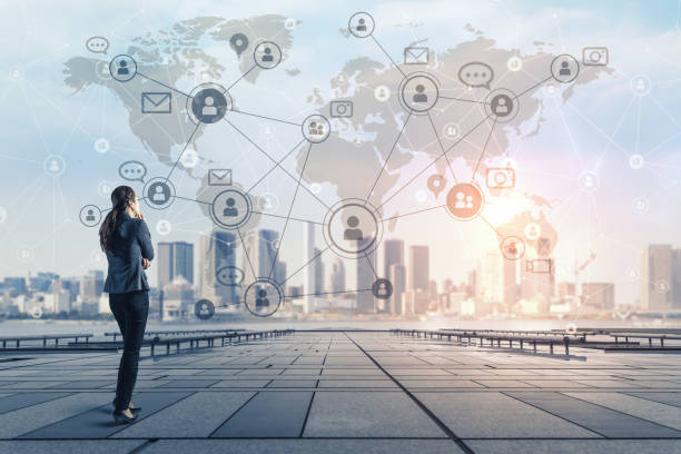 istock Social networking concept. Global business. Crowd sourcing. 889309854