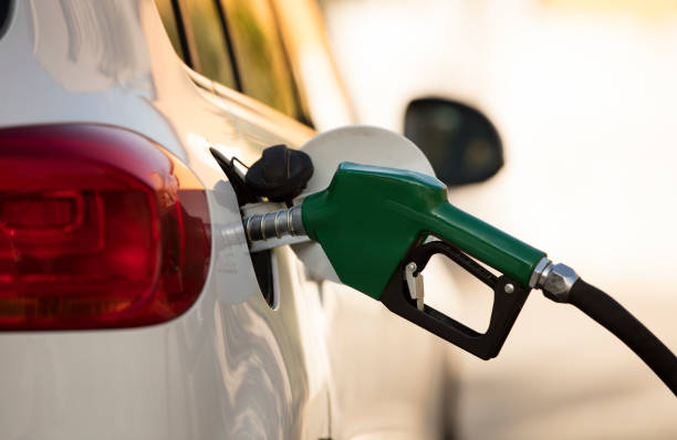 istock at gas station being filled with fuel 889402226